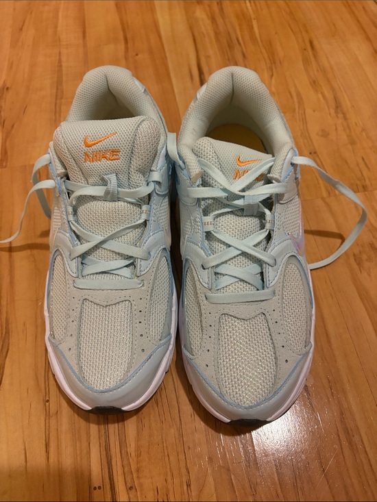Nike Other - Nike Kids Light Blue Sneakers with Orange Swoosh